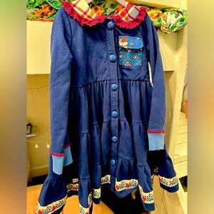 Wildflowers navy dress/jacket, size 6